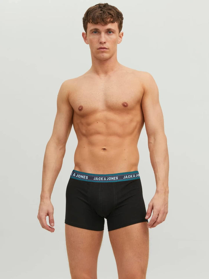 JACK &amp; JONES Male Trunks 5er-Pack Herrenunterwäsche in Grösse XS–XXL S 5er Pack (2x Schwarz, 2x Dark