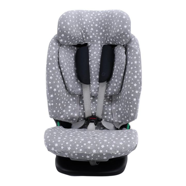 JYOKO Kids Bezug kompatibel mit Bebeconfort, Maxi Cosi Titan Pro, aus Baumwolle (White Star) Titan P