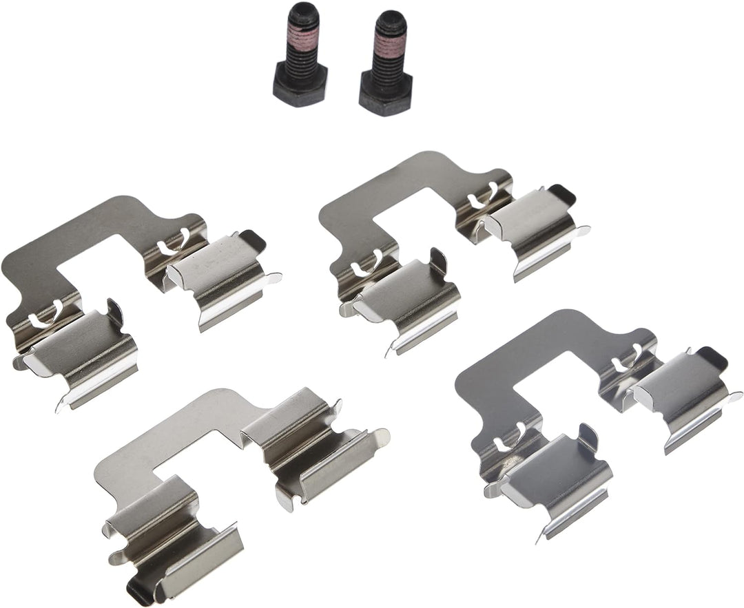 febi bilstein 16560 Bremsbelagsatz mit Anbaumaterial , 1 Stück & 24320 Verschleisskontakt , 1 Stück