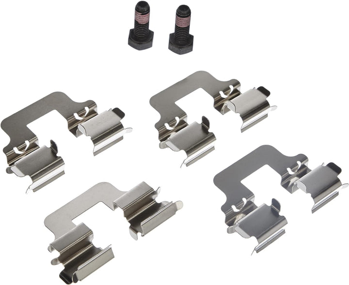 febi bilstein 16560 Bremsbelagsatz mit Anbaumaterial , 1 Stück & 24320 Verschleisskontakt , 1 Stück