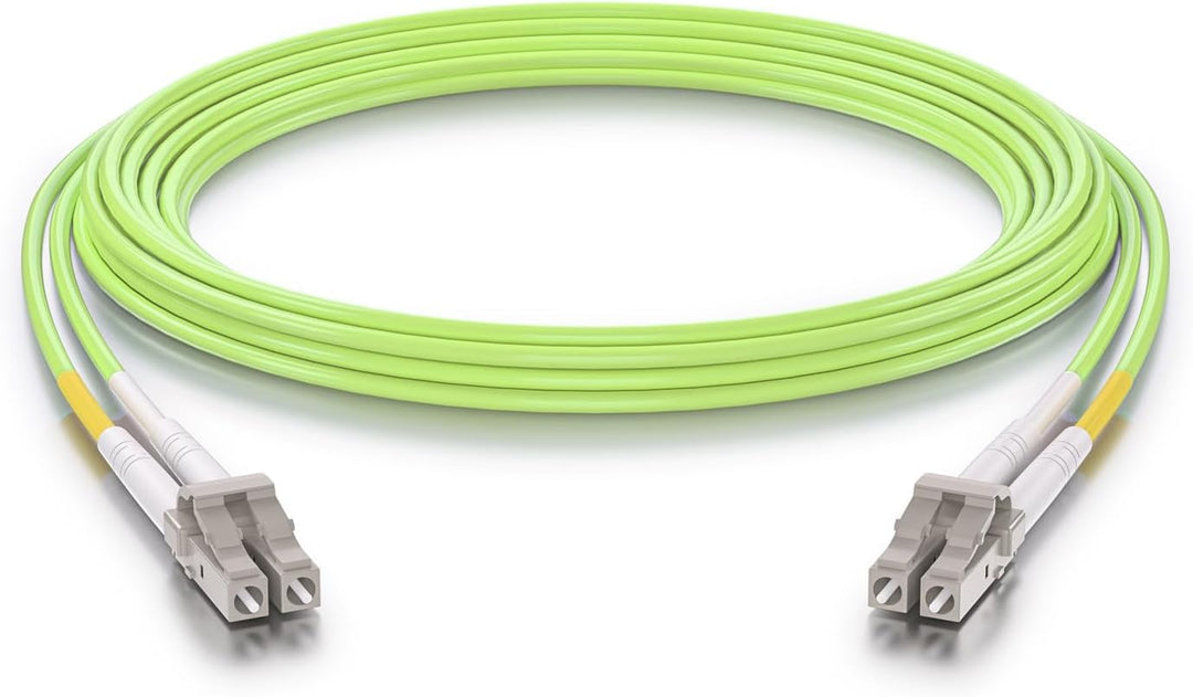 10Gtek [4 Stück LC to LC OM5 Fiber Patch Cable - 10Gb/Gigabit Multi-Mode Jumper Duplex 50/125μm LSZH
