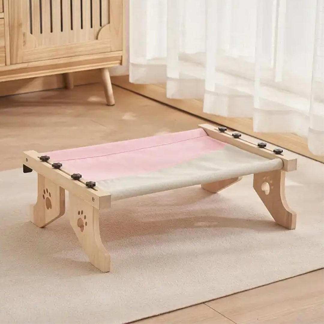 Katzenhängematte, Hängematte für Katze, Fenster, zum Aufhängen auf 2 Beinen oder auf dem Boden mit 4