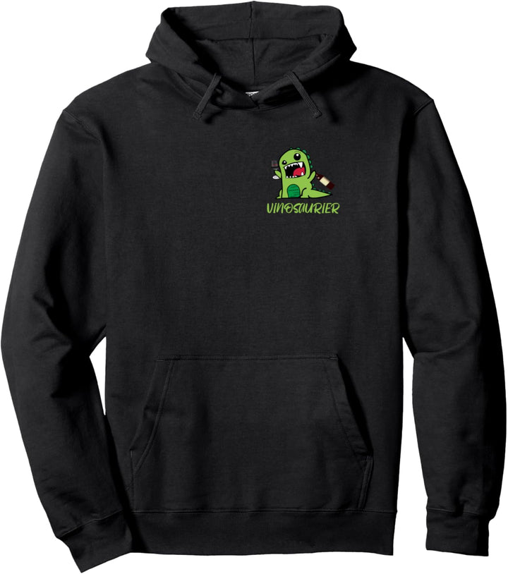 Vinosaurier - Kombination aus Vino und Dinosaurier - Wein Pullover Hoodie