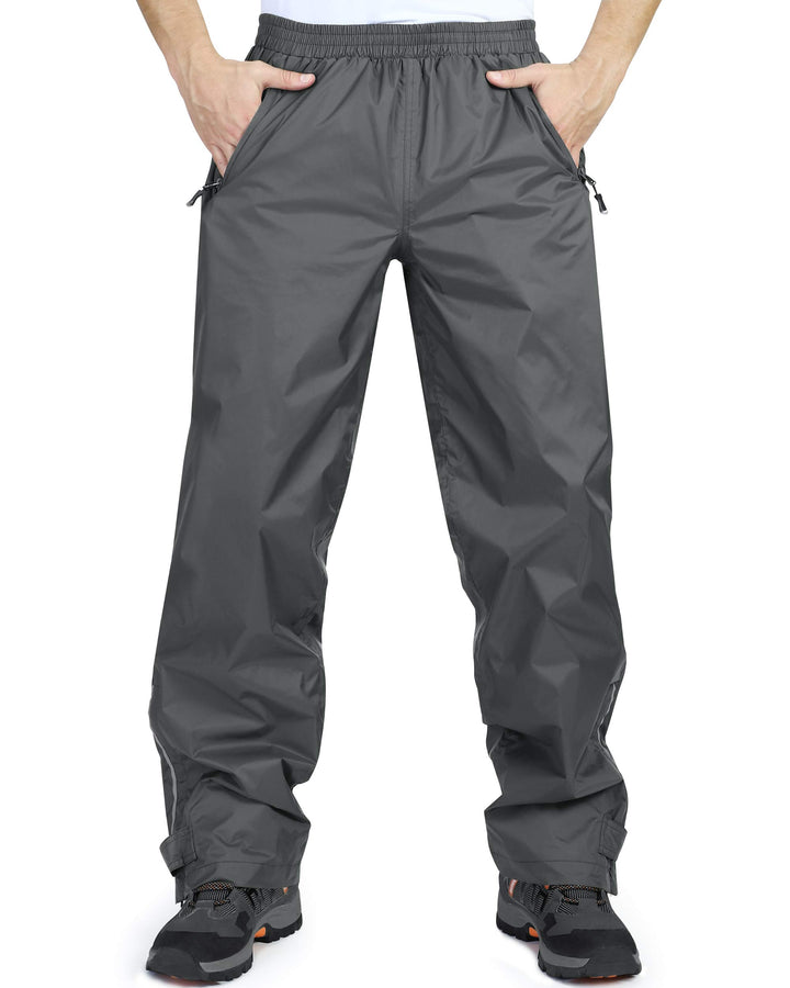 33,000ft wasserdichte Regenhose für Herren Leichte Regenhose Winddichte Outdoorhose zum Wandern Camp