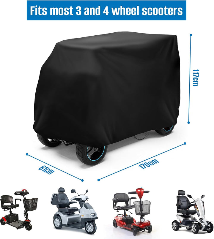 SIRUITON Scooter Schutzhaube Abdeckhaube für Elektroscooter Reissfeste Scootergarage -2 Jahre Garant