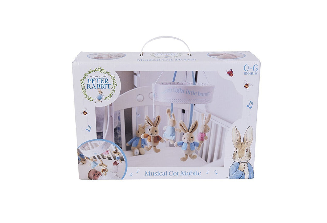 Rainbow Designs RBD-MOB04 Peter Hase Mobile mit Musik, transparent, 200 g