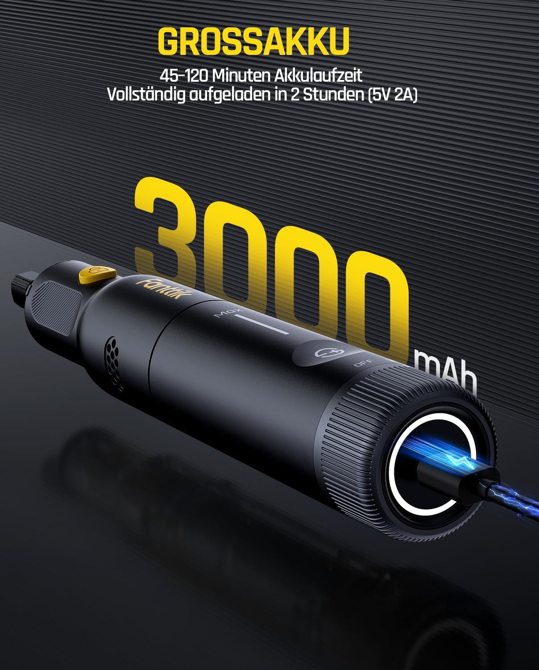 Fanttik F2 PRO Akku Multifunktionswerkzeug, starker Magnetmotor, Revostor-Hub, Rotationswerkzeug Set