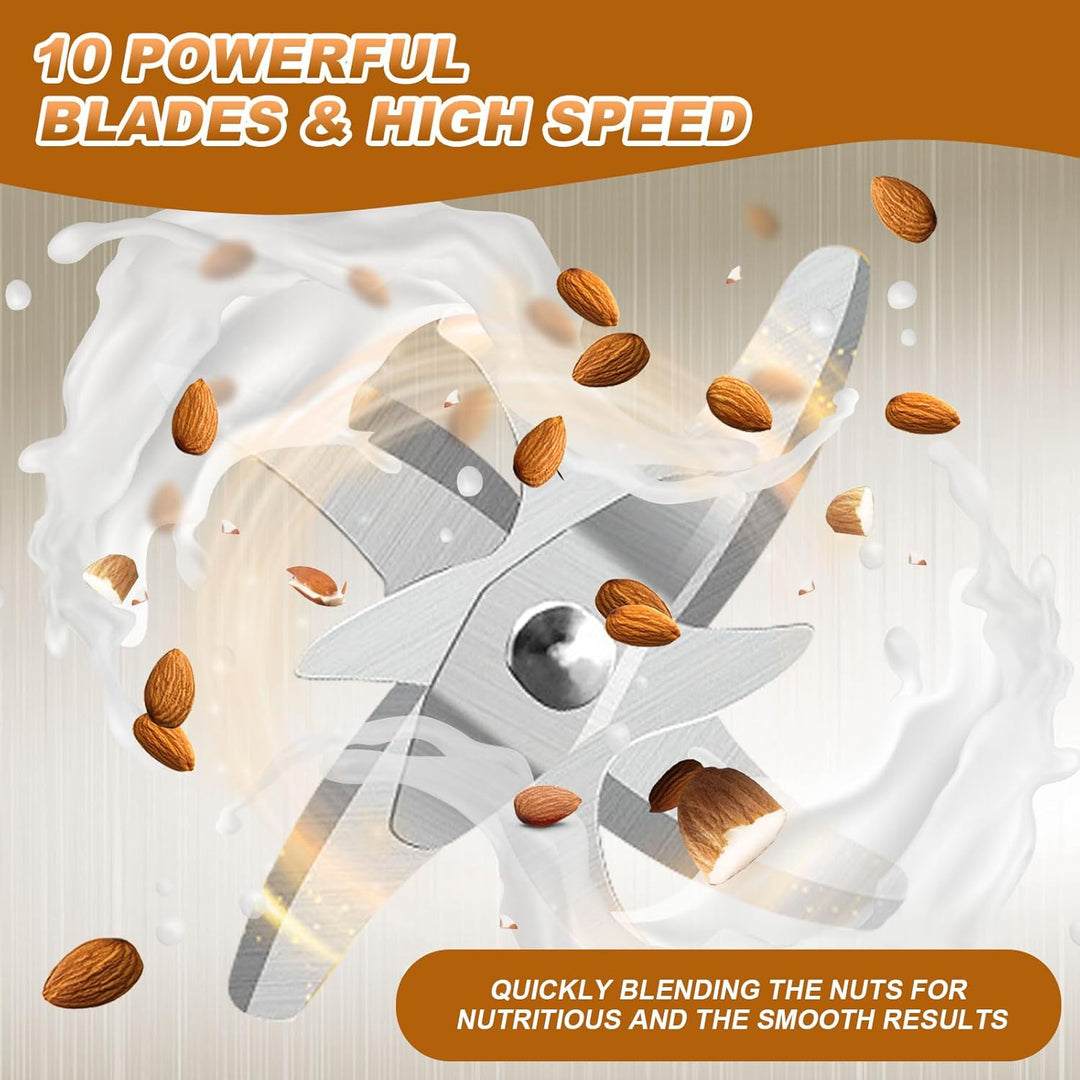 Sojamilchbereiter,20 Unzen Automatischer pflanzenmilchbereiter,für die Zubereitung von Mandel-, Hafe