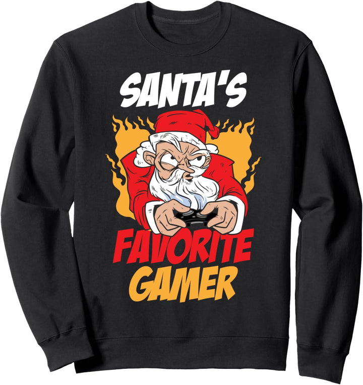 Santas Favorite Gamer Sweatshirt