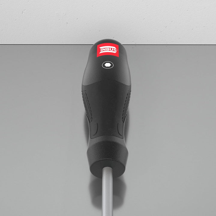 INBUS® 79863 Schraubendreher Set 6tlg, 2.5–8mm, mit Kugelkopf & HybridTouch 6× HX (2.5 – 8 mm), 6× H