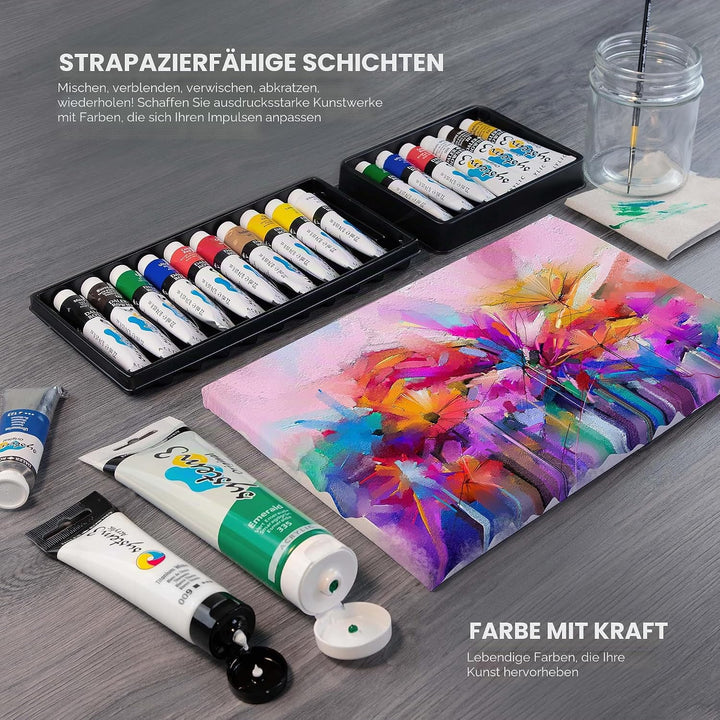 Daler Rowney System 3 Acryl Prozessset 6x59ml sortiert