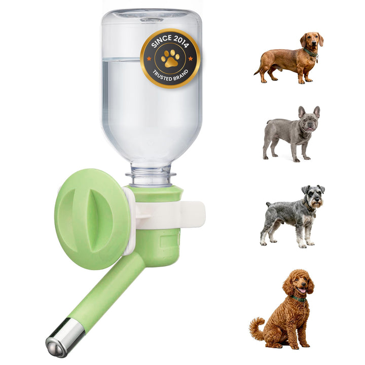 Choco Nose Patentierte tropffreie Wasserflasche für Hunde und Katzen, 300 ml, auslaufsichere Düse, 1