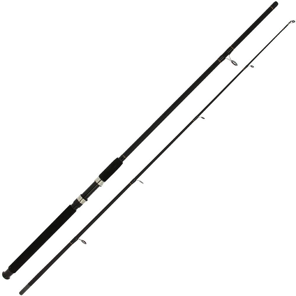 2 x Carp Stalker Rod Master Fiberglas 2,4 m 1,1 kg 2 Stück | 2 x Rolle 2BB 4,5 kg Schnur Graphitspul