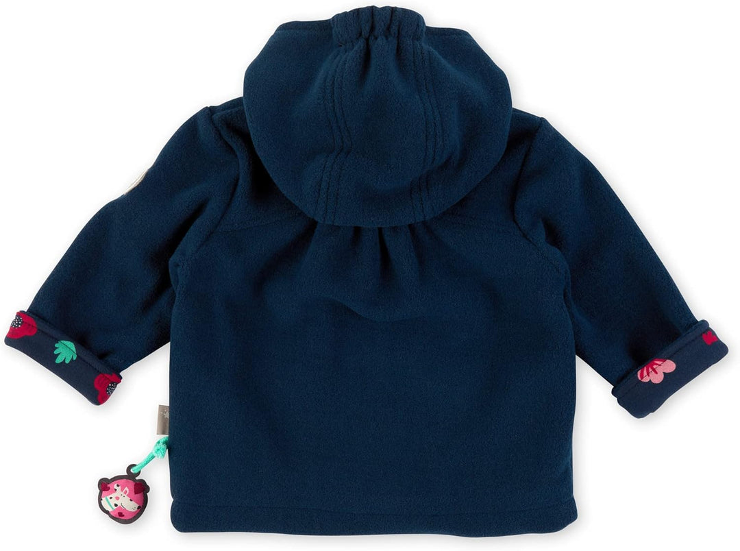 Sigikid Baby-Mädchen Kapuze Fleecejacke 62 dunkelblau, 62 dunkelblau
