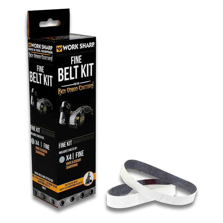 WORK SHARP® - Ken Onion Edition Belt Kit X4 Coarse - Premium Schärfband 5 er Set - Gewebe-Schleifban