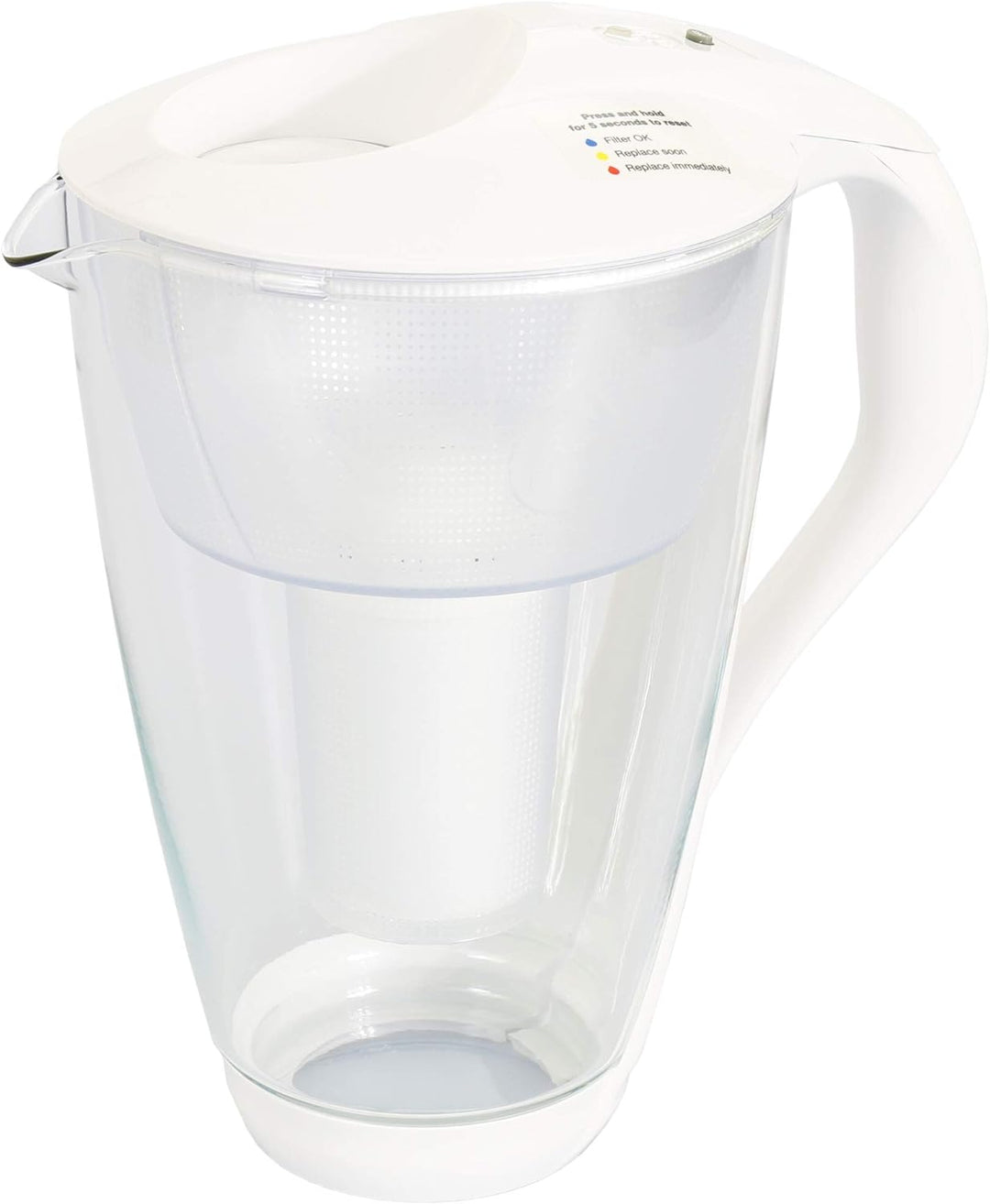 Glas-Wasserfilter Dafi Crystal Classic 2.0L inklusive 1 Filterkartusche - Weiss
