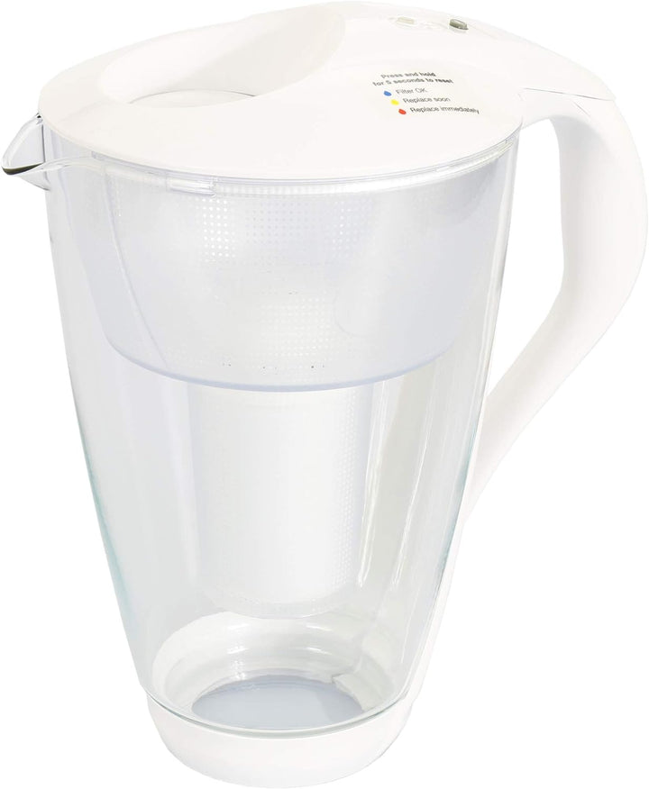 Glas-Wasserfilter Dafi Crystal Classic 2.0L inklusive 1 Filterkartusche - Weiss