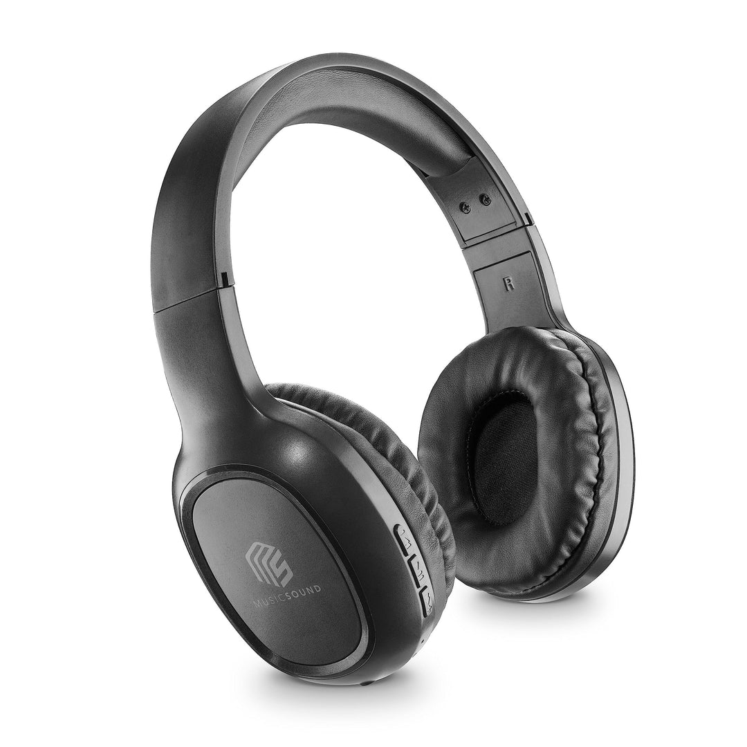 Music Sound | Bluetooth Kopfhörer Basic | Ohrmuschel-Bluetooth-Kopfhörer mit Ausziehbarem Kopfband –