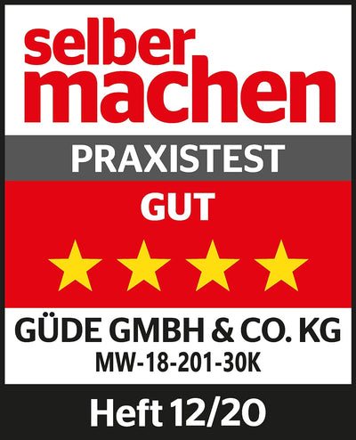 Güde 58516 MW 18-201-30K Multiwerkzeug (18V E³ Akkusystem, 2.0Ah Batterie, 3.0A Schnellladegerät, 27