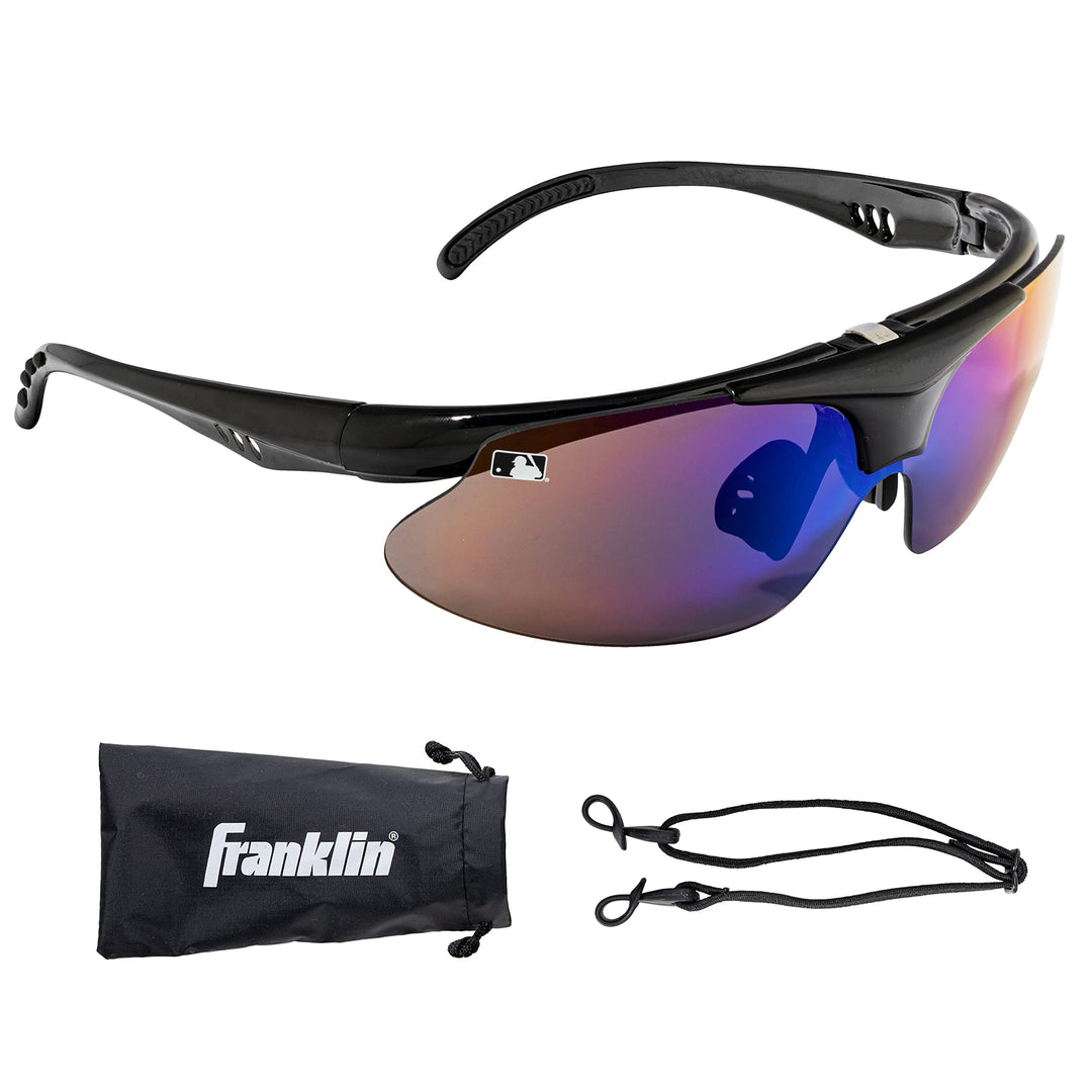 Franklin Sports MLB - Flip Up Baseball + Softball Sonnenbrille für Kinder + Erwachsene - Leichte Spo