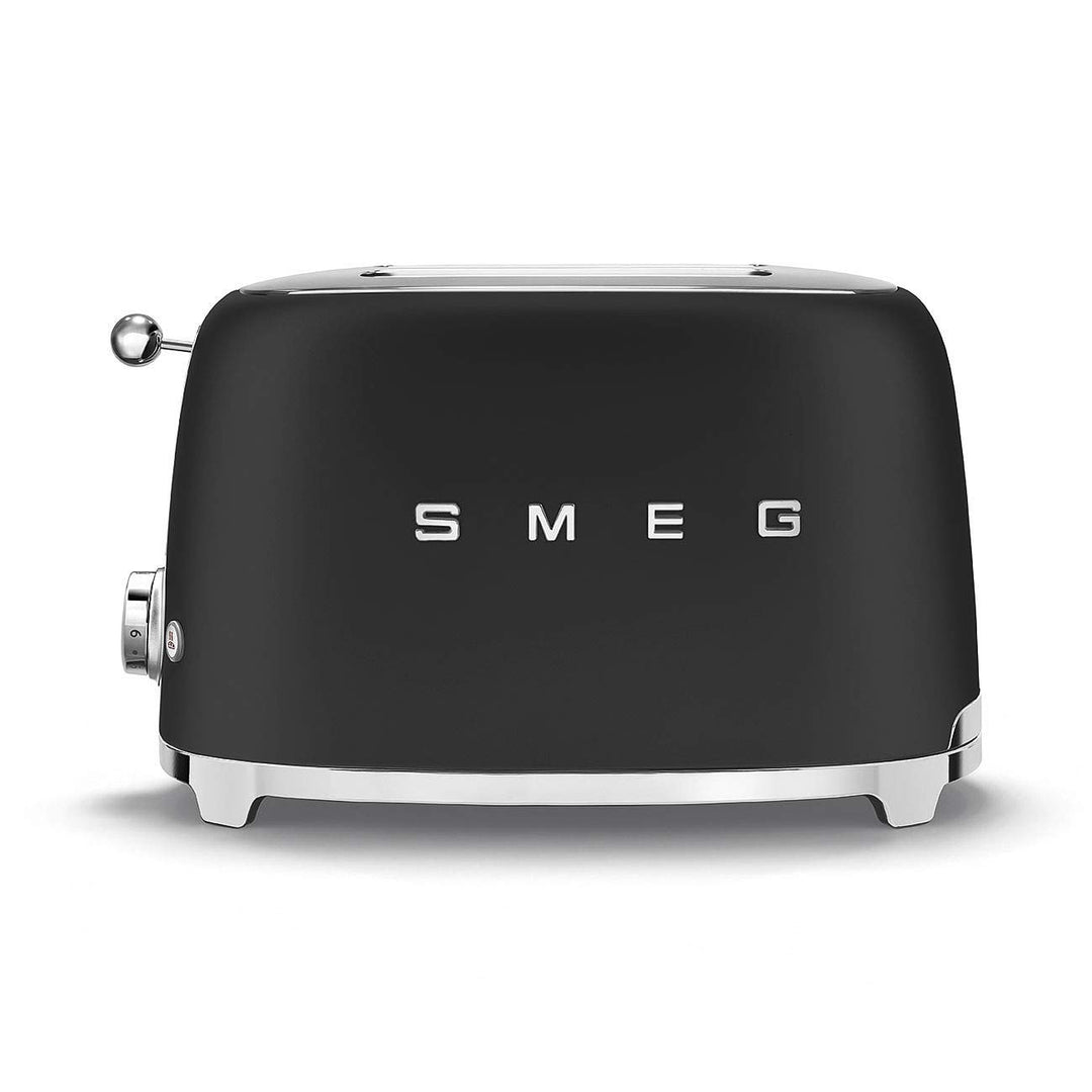 SMEG - Torradeira 2 Tostas Anni50, Preto Mate TSF01BLMEU, Schwarz Matt