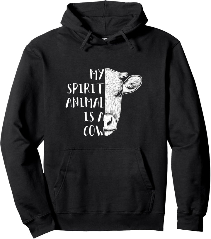 Kuh Geisttier Spirituell Tier Damen Geschenk Kuh Pullover Hoodie