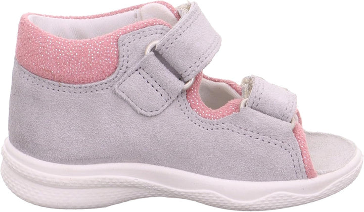 Superfit Mädchen Polly Sandale 18 EU Grau 2500, 18 EU Grau 2500