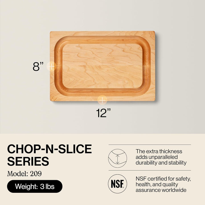 Boos Block Schneidebrett, Wood, Maple, 31 x 21 x 2,5 cm, 31 x 21 x 2,5 CM