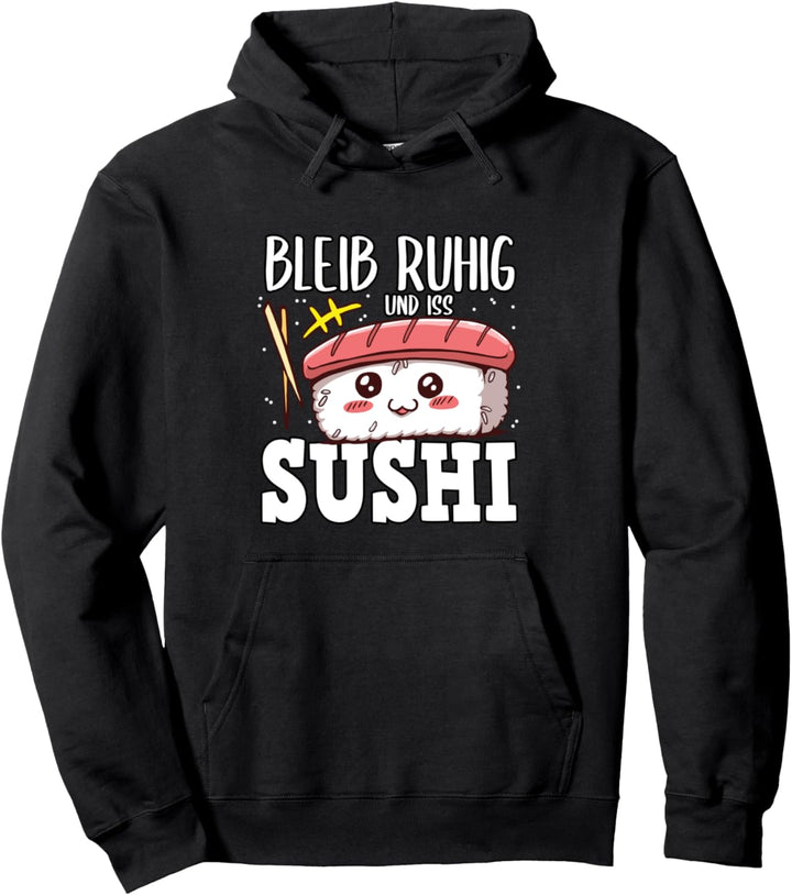 Sushi Fast Food Japan Japanisches Essen Reis Pullover Hoodie