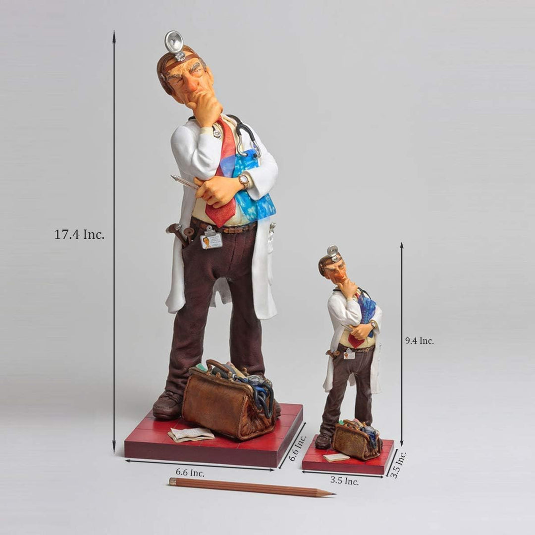 Guillermo Forchino FO84003 Figur der Doktor, Kunstharz, Mehrfarbig, 20 x 10 x 24 cm