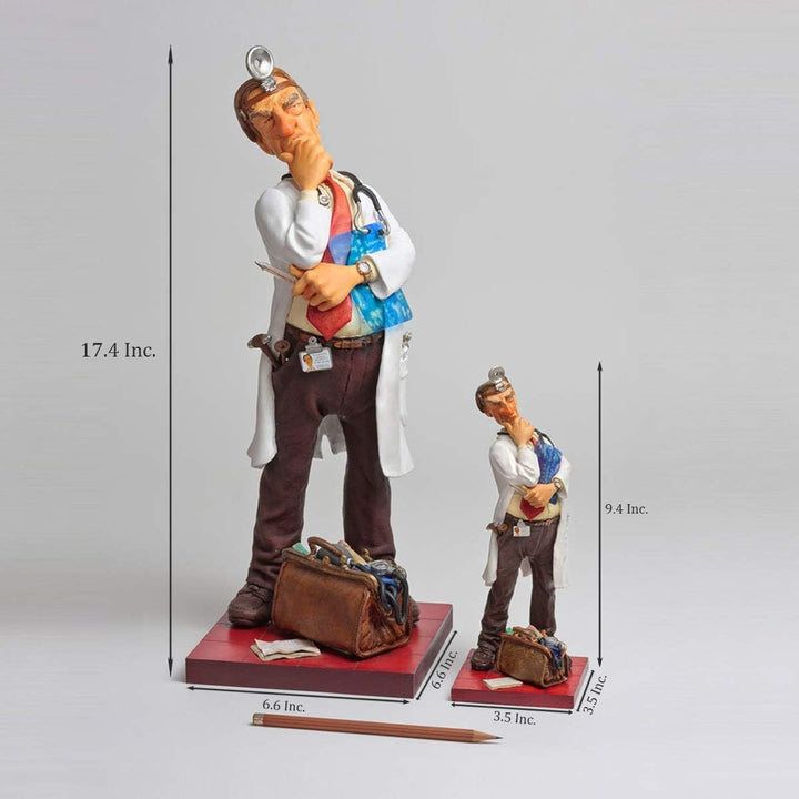 Guillermo Forchino FO84003 Figur der Doktor, Kunstharz, Mehrfarbig, 20 x 10 x 24 cm
