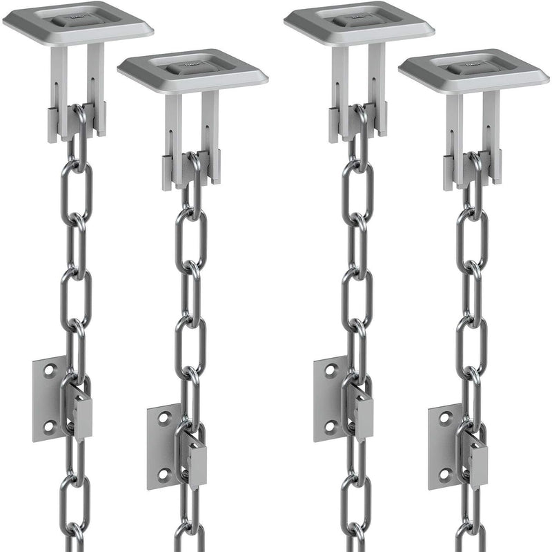 2 x Paar BASI® Gitterrost-Sicherung GS70 Einbruch-Schutz Zusatz-Sicherung für Licht-Schacht Keller-S
