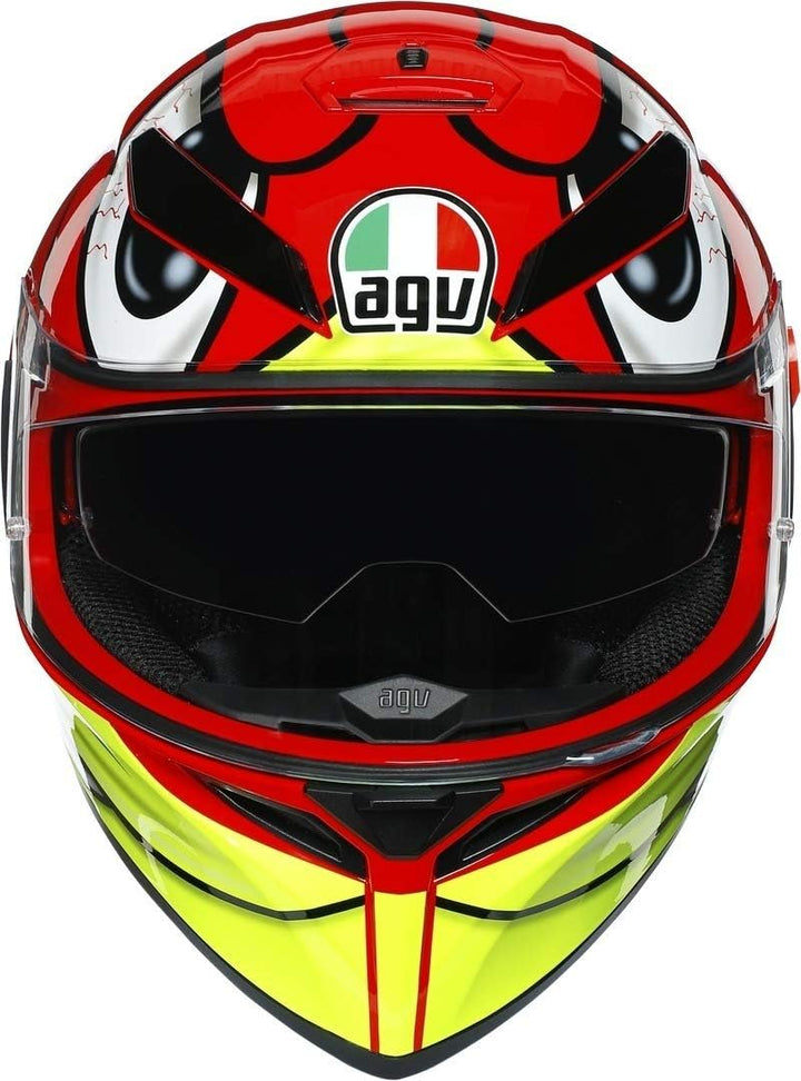AGV Herren K3 Sv E2205 Multi Mplk Motorrad Helm XXL Rot Gelb, XXL Rot Gelb
