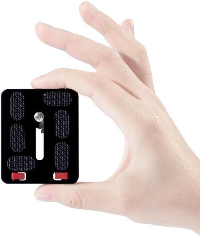 SIRUI TY-60 Schnellwechselplatte (Alu, 1/4", 49x60mm, 39.4g, Sliding Stopper, für SIRUI und Arca-Swi