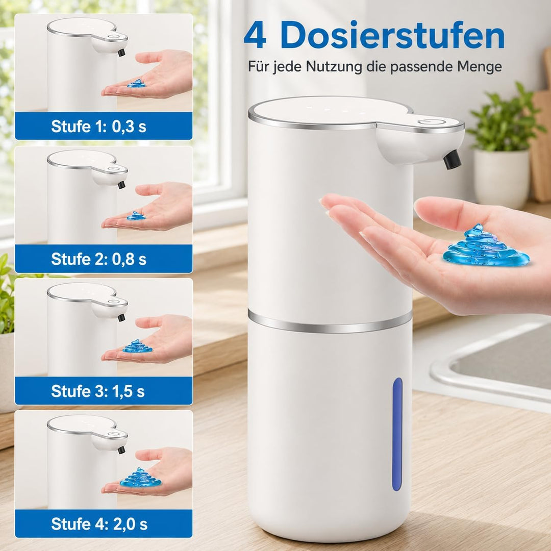 Amyzavls Seifenspender Automatisch für Flüssigetyp, Wandbefestigung Berührungslos Elektrischer Seife