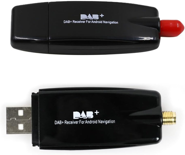 Dab/Dab Adapter + USB Auto, Dongle Dab im Auto, Digitalradio Dab USB-Stick 2.0 Dab mit DAB-Antenne f