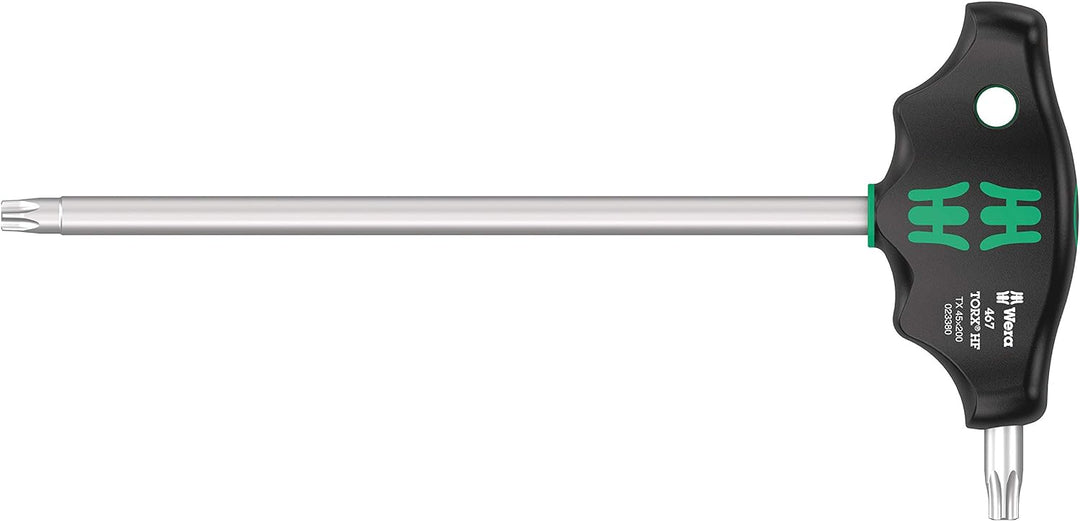 Wera 05023456001 467/7 TORX HF Set 2, Quergriff TORX Schraubendreher-Satz mit Haltefunktion, 7-teili