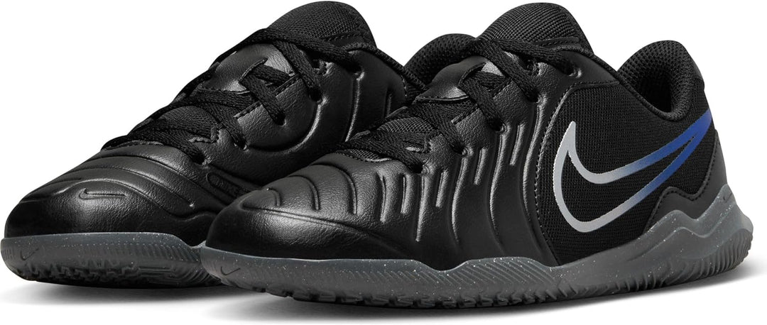 Nike Unisex Kinder Legend 10 Academy IcFussballschuh 33.5 EU Black Chrome Hyper Royal, 33.5 EU Black