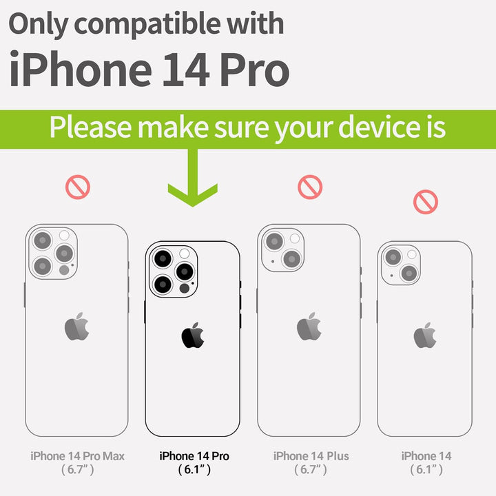 Carveit Handyhülle für iPhone 14 Pro Cover Kompatibel mit Magsafe [Holz und TPU Silikon Hybrid hülle