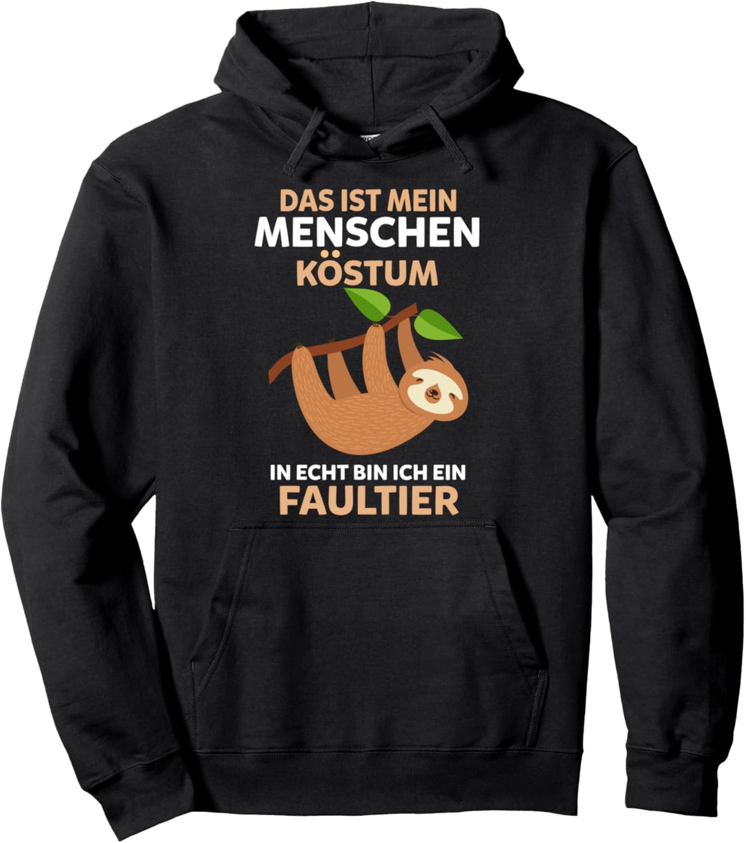 Lustiges Faultier Pullover Hoodie