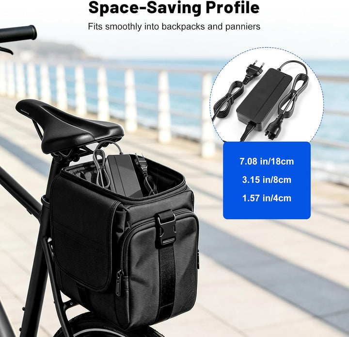 Für Bosch 36V E-Bike Ladegerät, 42V 2A Netzteil für PowerPack und PowerTube | 100-240V Reise-Ersatz