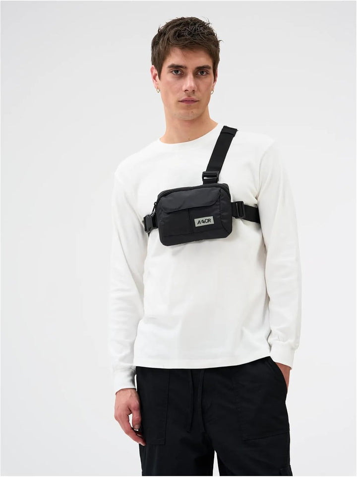 AEVOR Front Pack Ripstop Schwarz