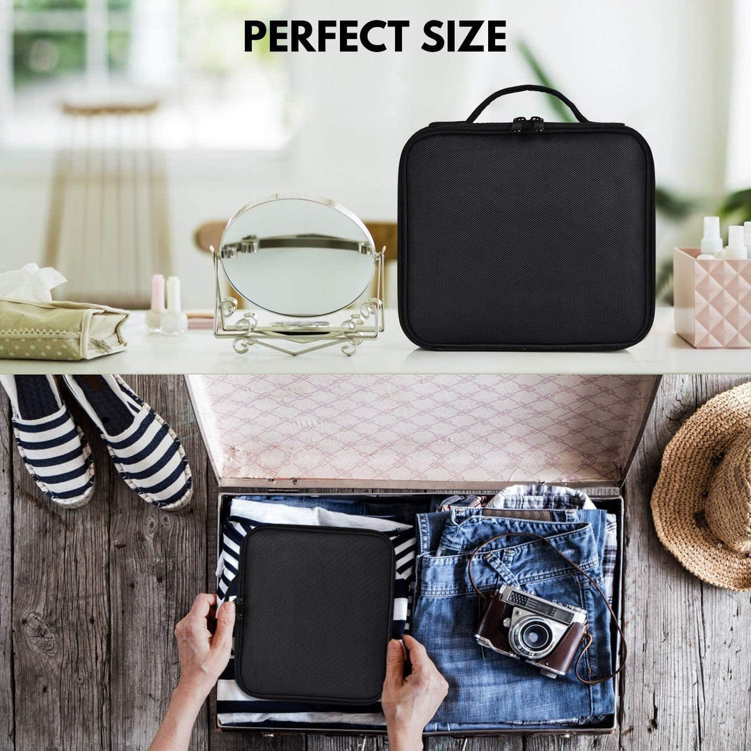 Professionelle Kosmetiktasche Damen Schminktasche Gross Reise Make-Up-Organizer Tasche, wasserdichte