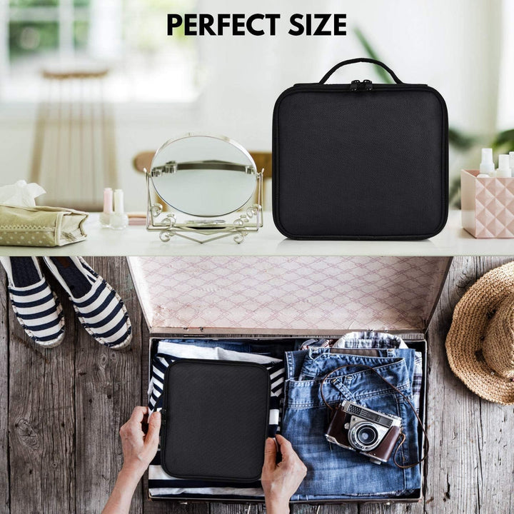 Professionelle Kosmetiktasche Damen Schminktasche Gross Reise Make-Up-Organizer Tasche, wasserdichte