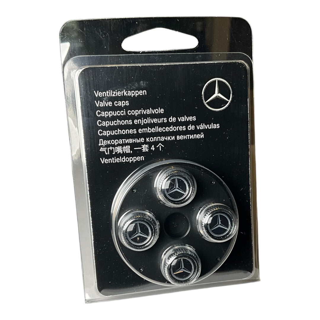 Mercedes-Benz Original schwarz Stil Ventilkappen b66472002 (Set von 4