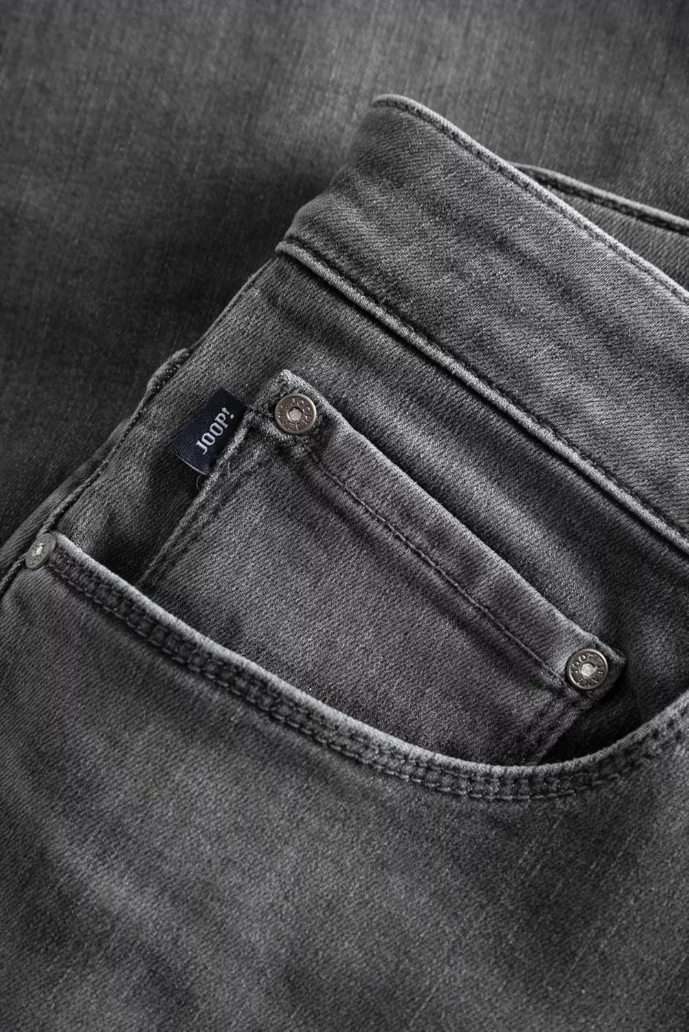 Joop! Herren Jeans Stephen - Slim Fit Grau Dark Grey Denim W29-W40 Baumwolle Sretch 32L Farbvariante