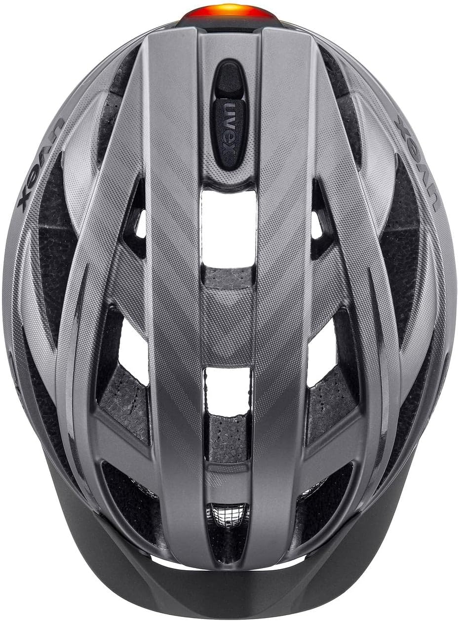 uvex Unisex – Erwachsene, city i-vo Fahrradhelm titan matt 56-60 cm Single, titan matt 56-60 cm Sing