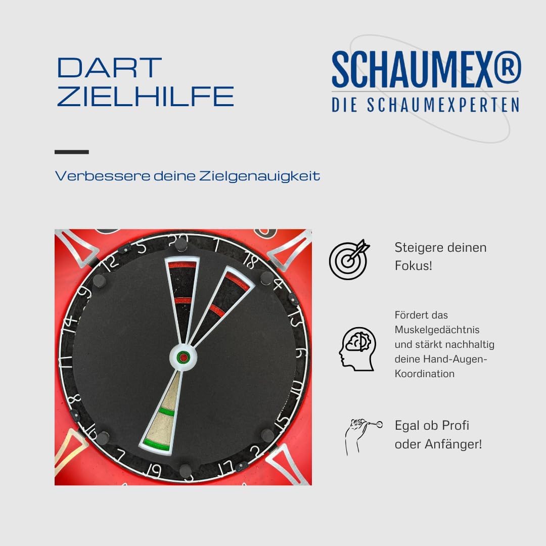 Target Foam Dart Trainer Schaumstoff Segmente 20, 19, 18" - Dartscheibe aus Schaumstoff -Dart Zubehö