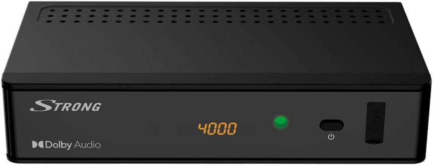 STRONG SRT8215 HD Receiver (DVB-T2, HEVC, H.265, Dolby® Digital Plus), schwarz