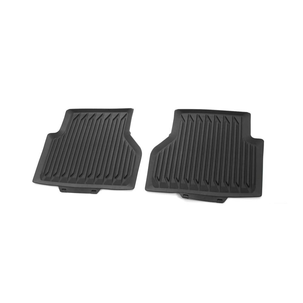 Audi 4K0061511A041 Gummi Fussmatten 2X Gummimatten hinten Allwettermatten, ohne Befestigungspunkte